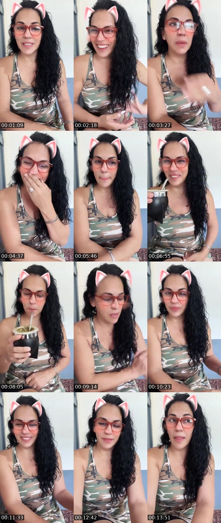 Contact-sheet preview of 🌈🌪️Aide🫦's Liveme recording