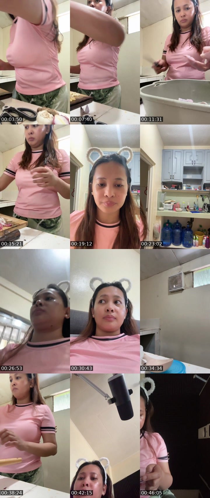 Contact-sheet preview of ☝️❤️ASHER ✿'s Liveme recording