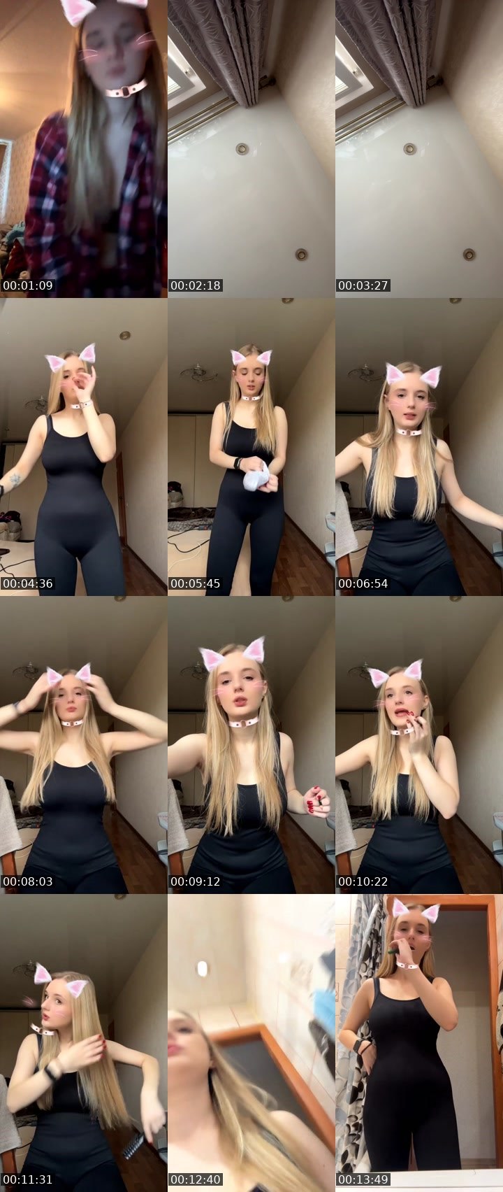Contact-sheet preview of Lana 👼's Liveme recording