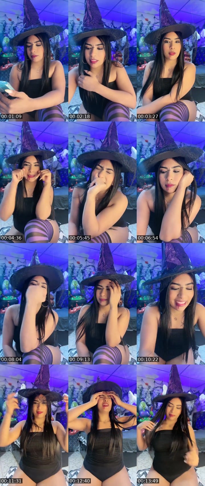 Contact-sheet preview of ☁️Ms. April🔮💯's Liveme recording