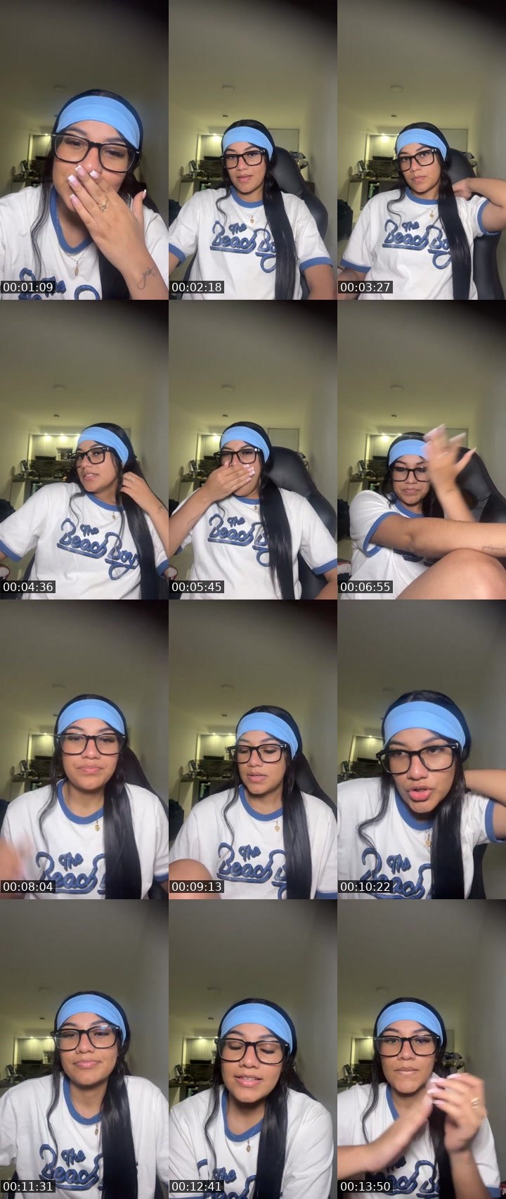 Contact-sheet preview of jlo_pg's Liveme recording