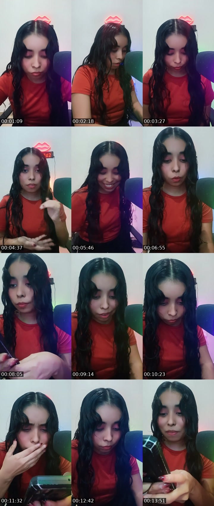 Contact-sheet preview of Aꪶⅈꫀ4k♔☘'s Liveme recording
