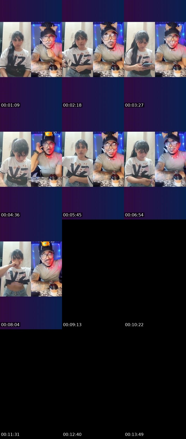 Contact-sheet preview of 🔆⃤🌈ᒐeidyᕈol's Liveme recording
