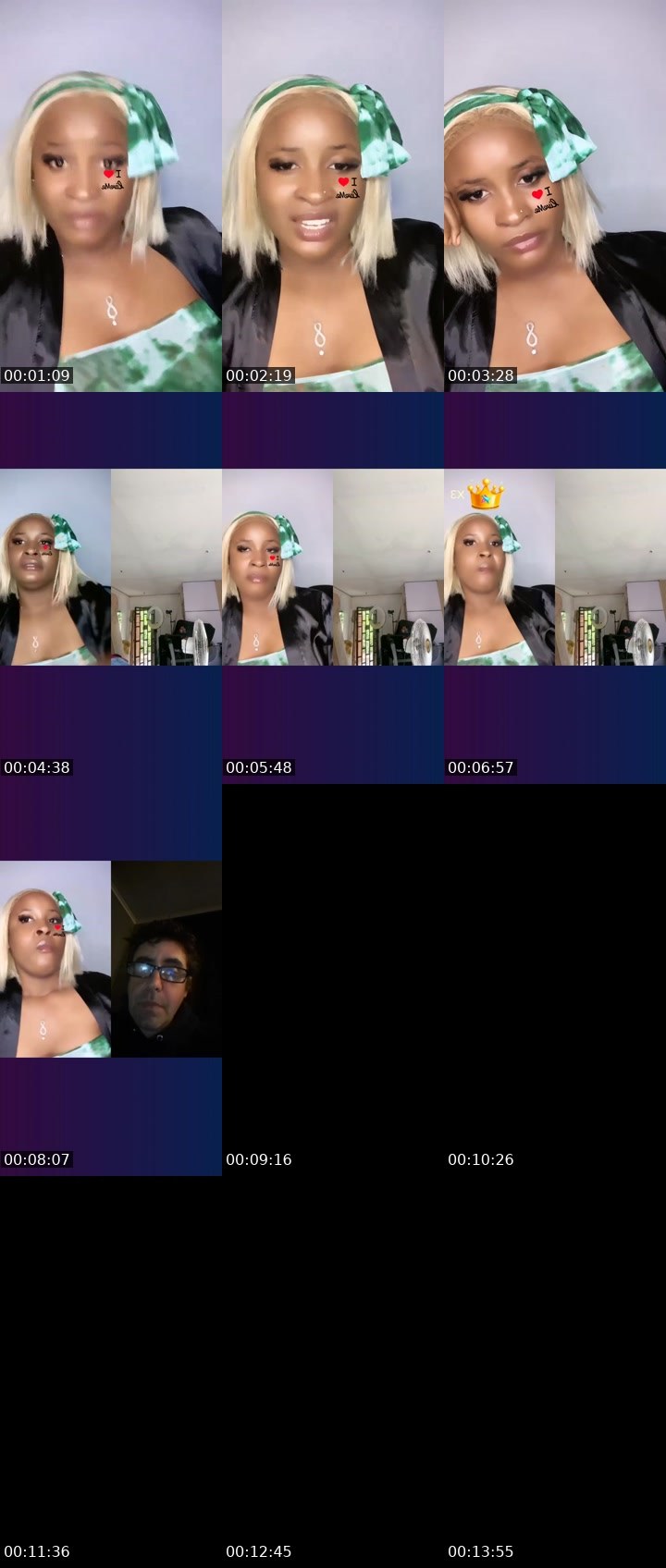 Contact-sheet preview of 24k🕷️NxtPromzy💰🦍's Liveme recording