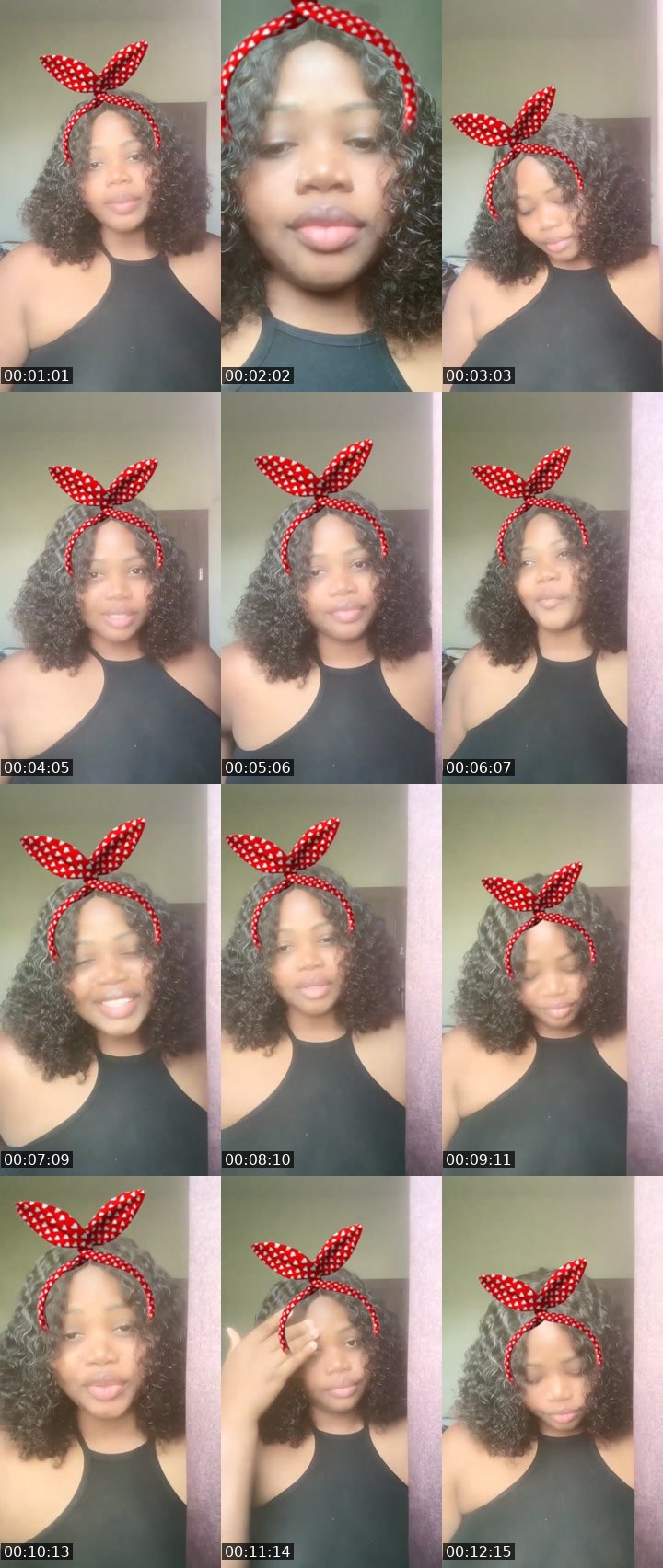 Contact-sheet preview of 🍭𝕀𝕒𝕞𝕄𝕚𝕣𝕒𝕙🤎's Liveme recording