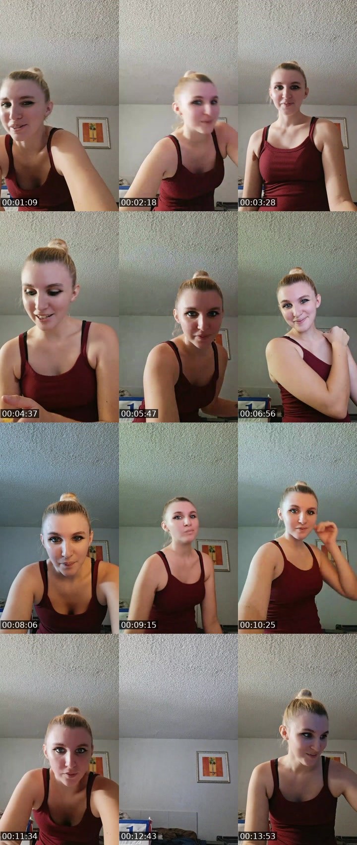 Contact-sheet preview of nikki😘's Liveme recording