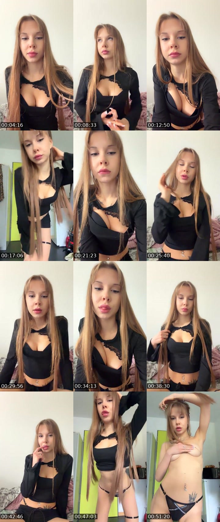 Contact-sheet preview of 𝓢 𝓸 𝓯 𝓲 𝓪💋🥀's Liveme recording
