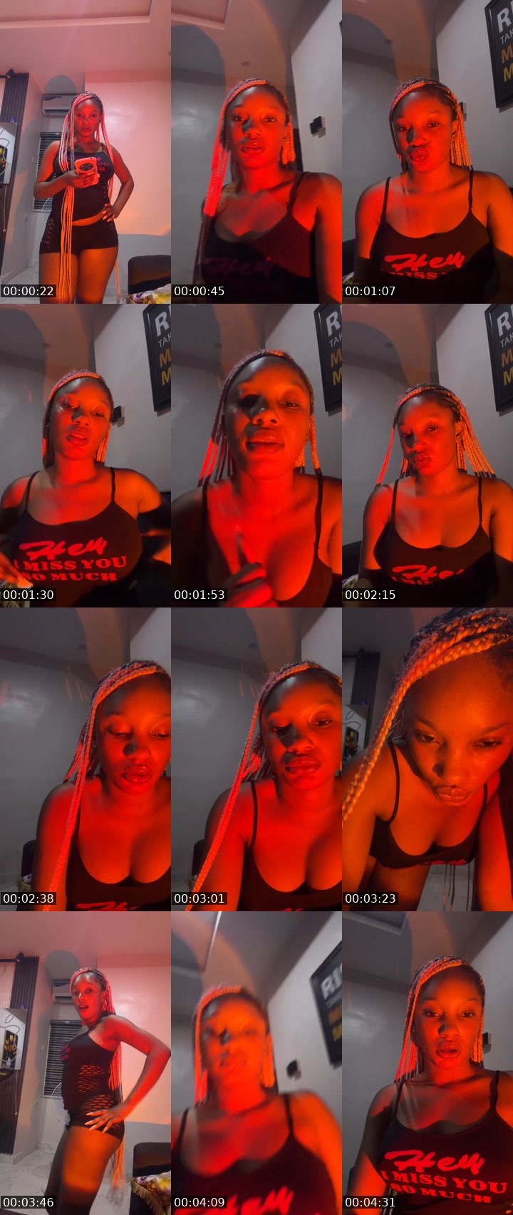 Contact-sheet preview of Beauty ❤️🔥's Liveme recording