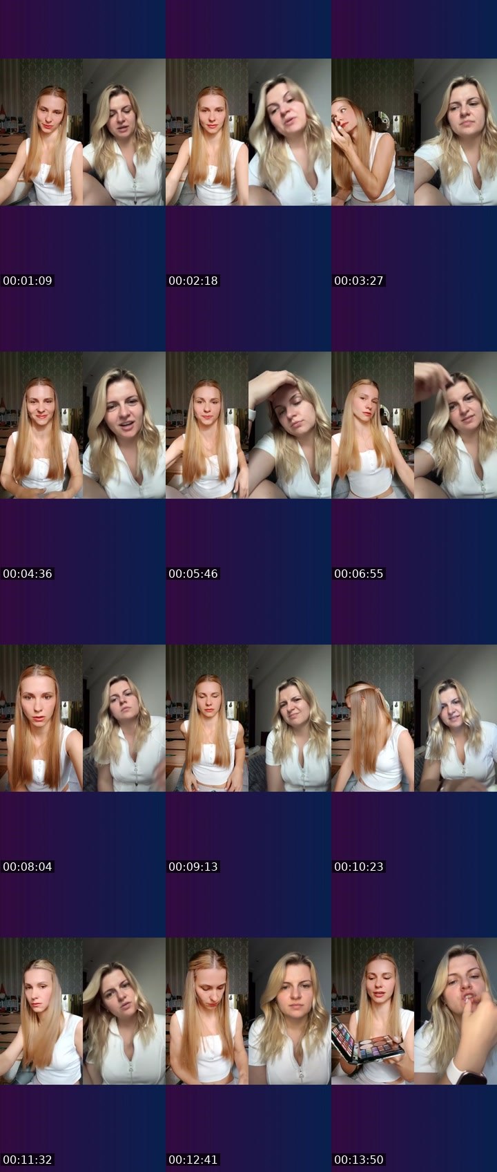 Contact-sheet preview of 🎀 Senorita 🎀's Liveme recording