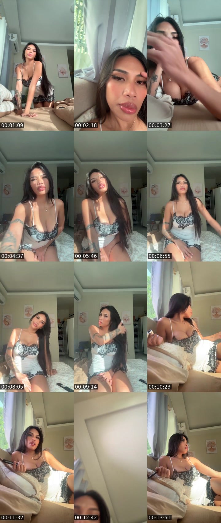Contact-sheet preview of Hanni🫶🏻's Liveme recording