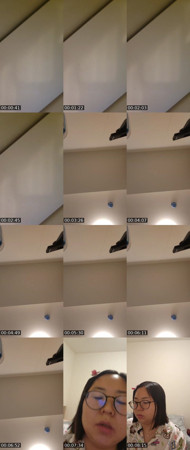 Contact-sheet preview of 正能量小姐姐's Liveme recording