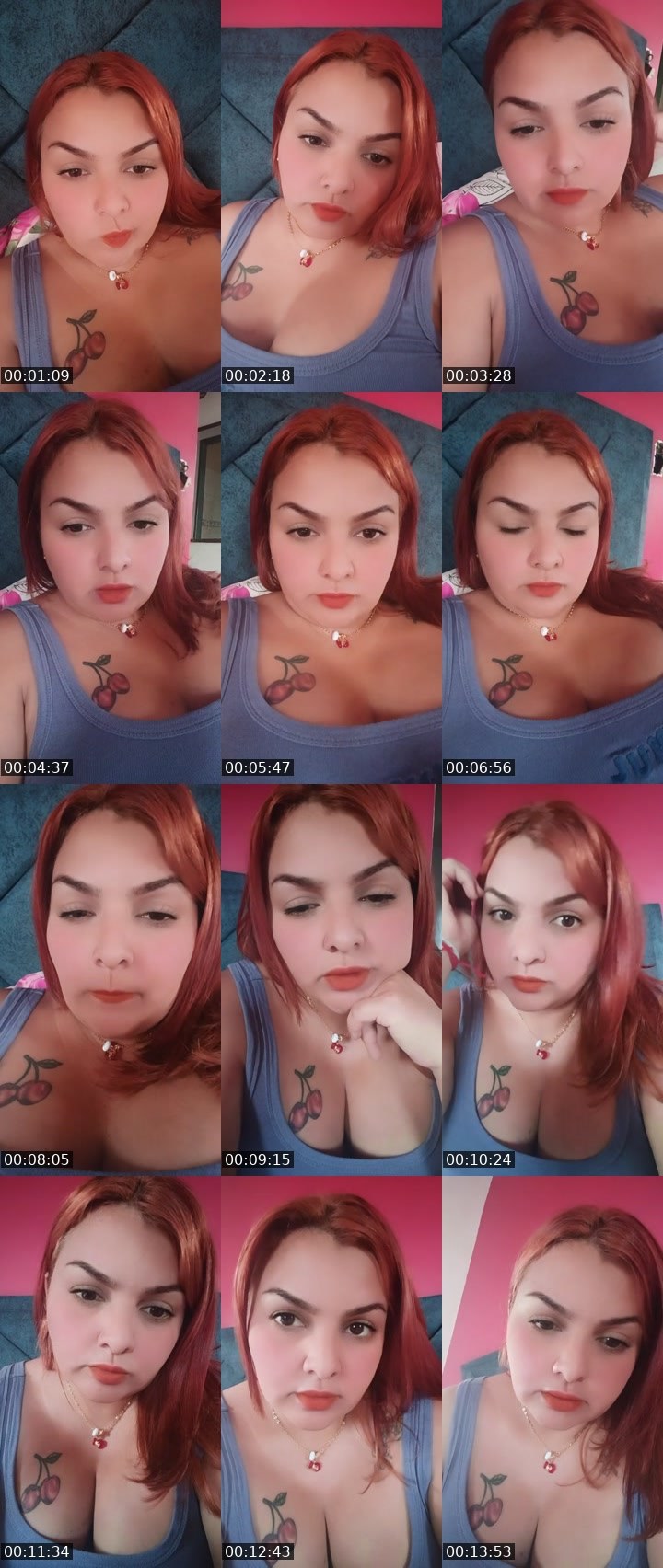 Contact-sheet preview of 🌐La Cereza 🍒's Liveme recording