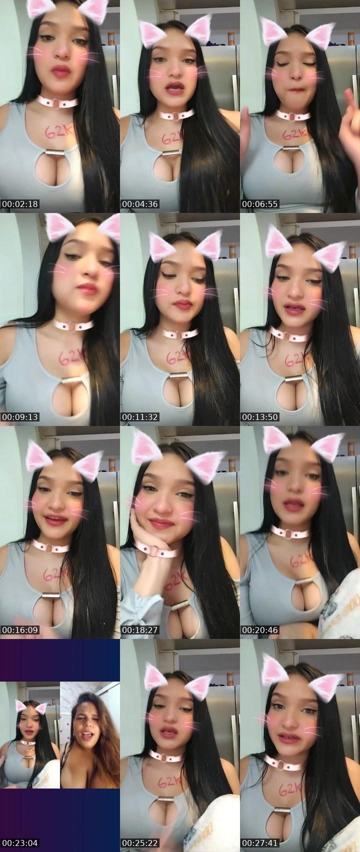 Contact-sheet preview of 62k🌸 ⃟Ambår's Liveme recording