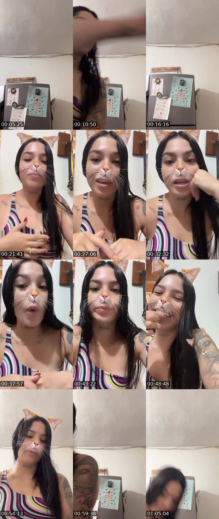 Contact-sheet preview of 🫦•ɳαƚαα•👑🧸🥥's Liveme recording