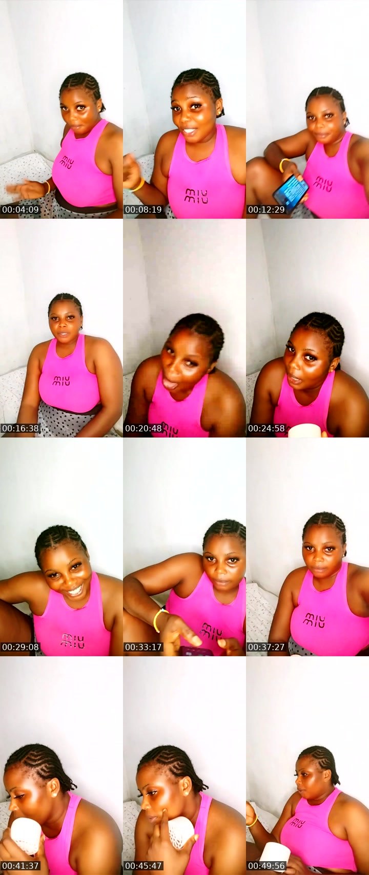 Contact-sheet preview of 🕊️CREAMY💜's Liveme recording