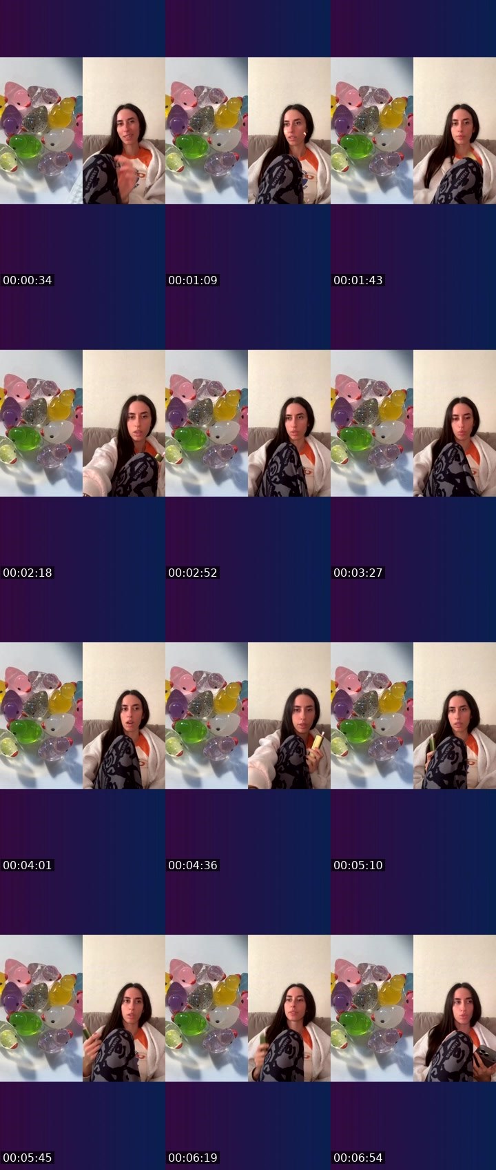 Contact-sheet preview of InsomniA.❤️‍🔥✨'s Liveme recording