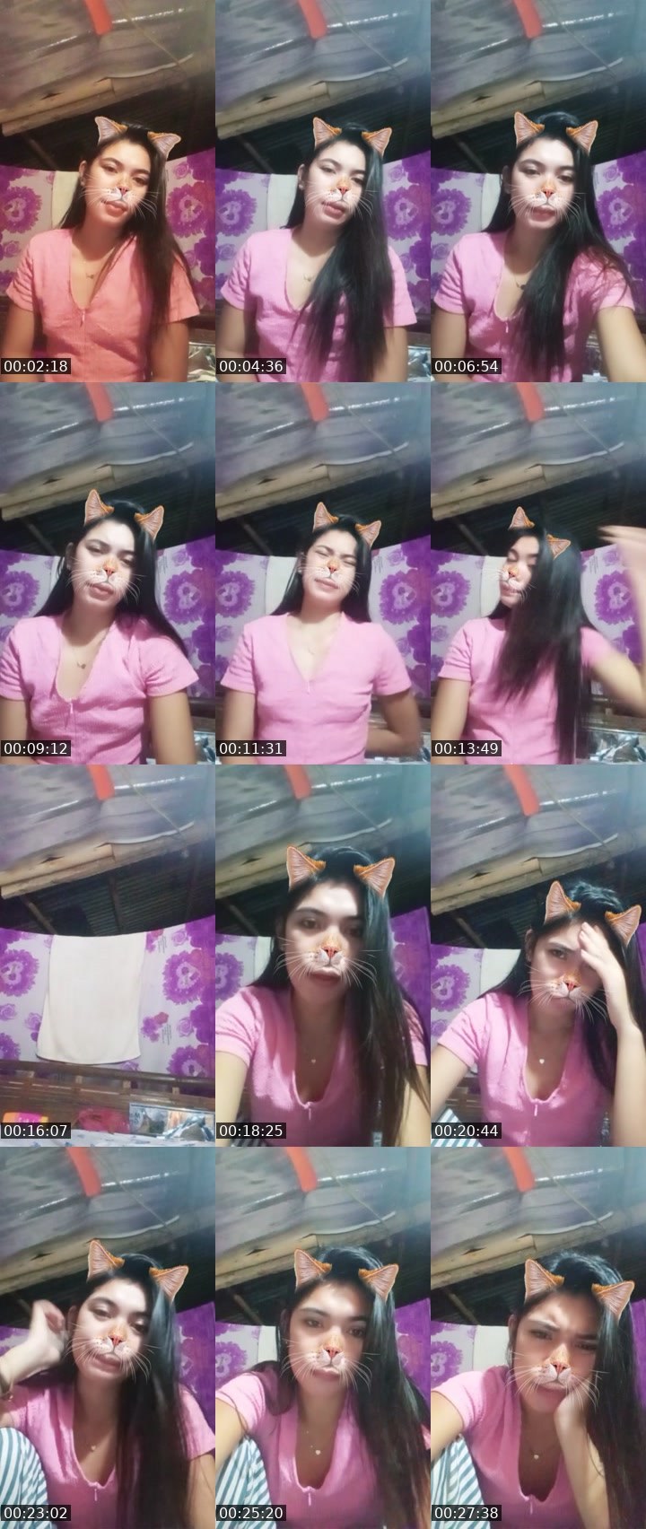Contact-sheet preview of 🐺👸Crystal🧜's Liveme recording