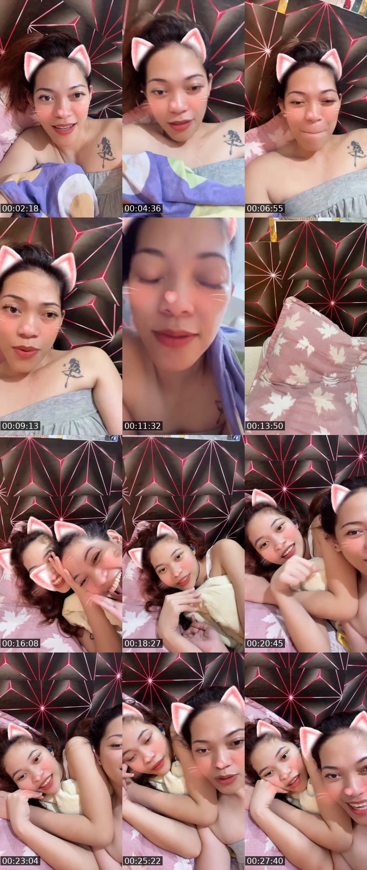Contact-sheet preview of ☝️💙QUEEN_MC🦋🫧's Liveme recording