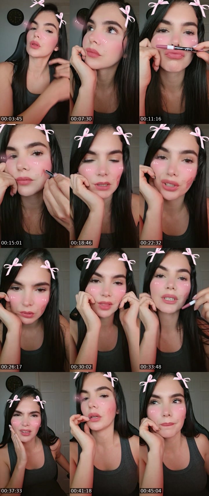 Contact-sheet preview of Eve 🇻🇪☁️🩷's Liveme recording