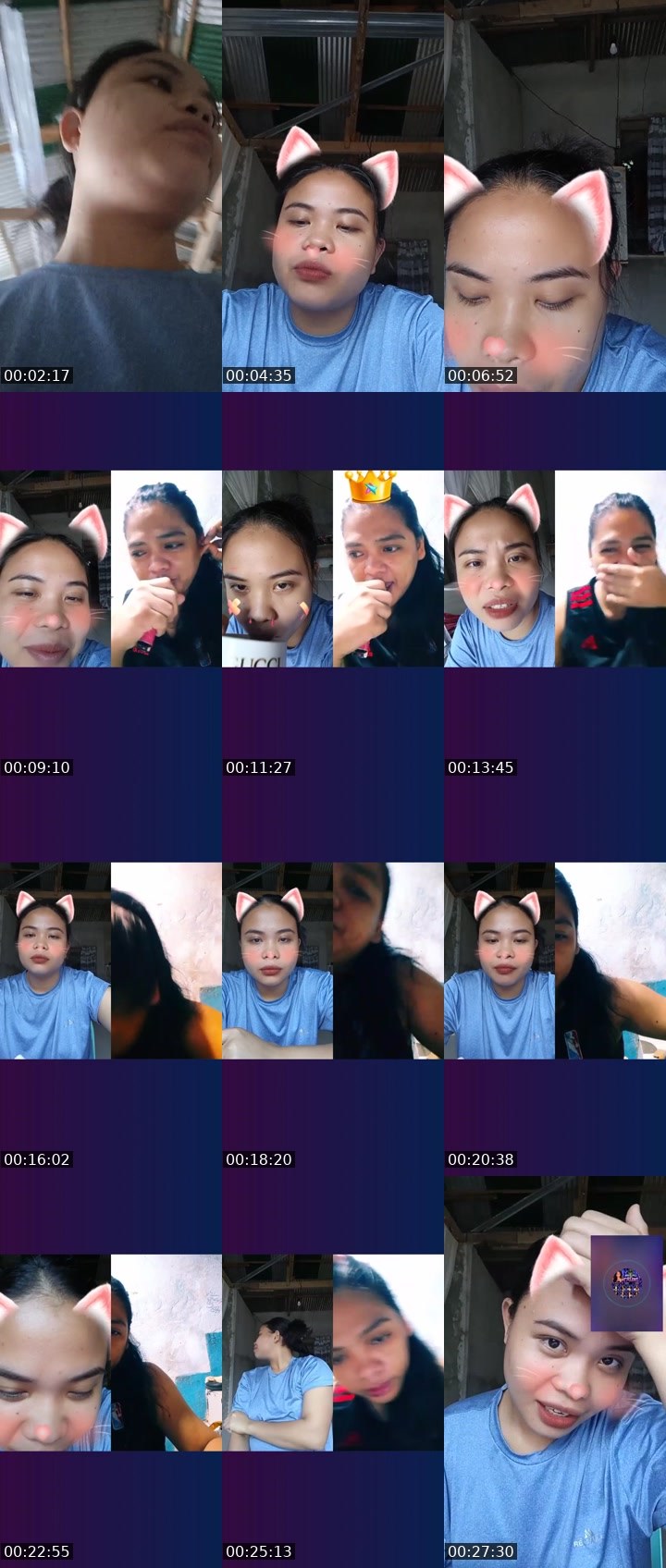 Contact-sheet preview of 💸$ᴵᴬ💎Ann🌷's Liveme recording