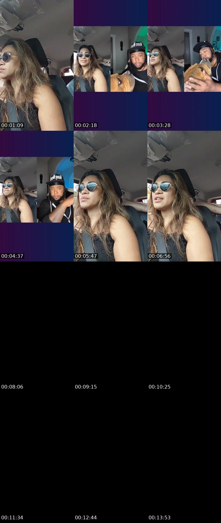 Contact-sheet preview of mªYőĥ🌐iZM's Liveme recording