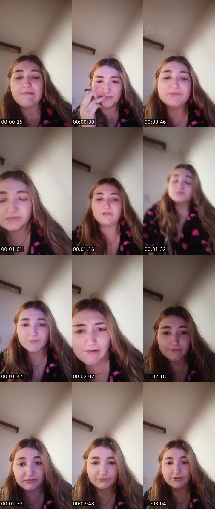 Contact-sheet preview of Gemma Martinez's Liveme recording