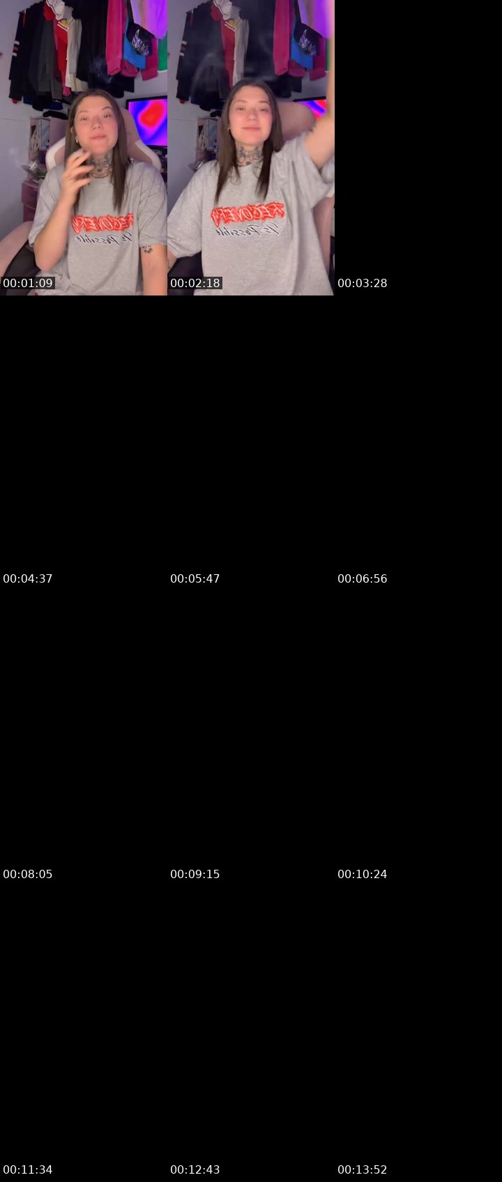 Contact-sheet preview of ✧ርᎧᗰᗴT🤍༞'s Liveme recording