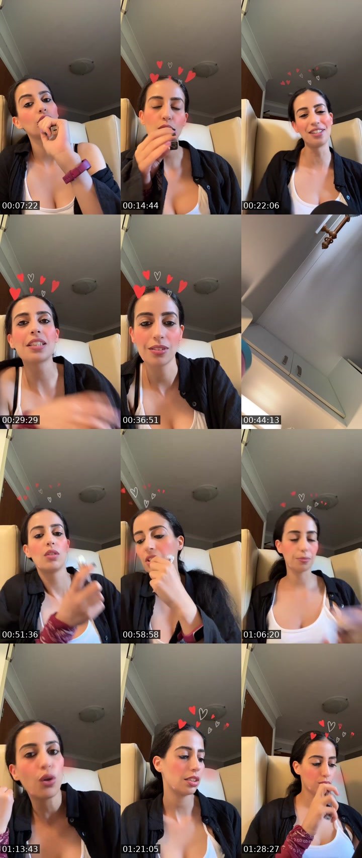 Contact-sheet preview of 𝐌𝐘𝐒𝐓𝐄𝐑𝐘 🐝's Liveme recording