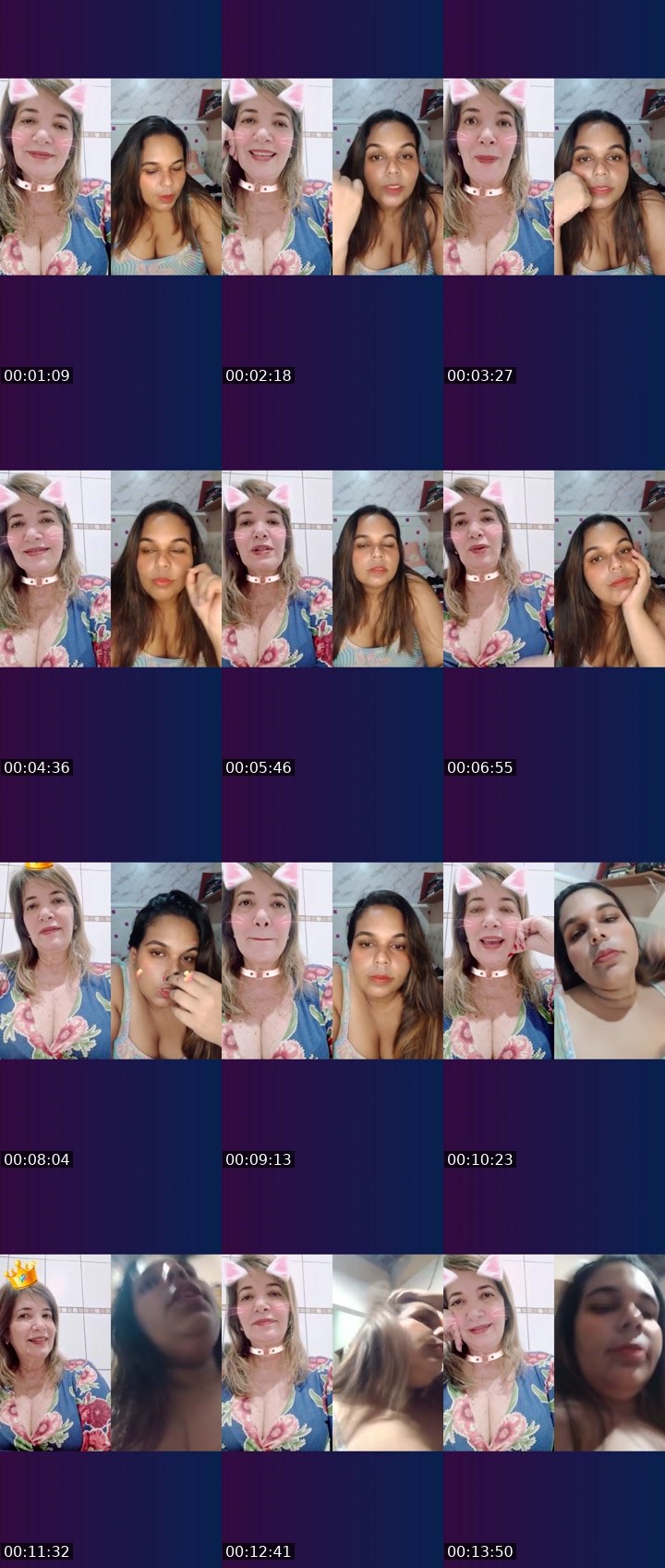 Contact-sheet preview of Bel Vida1k's Liveme recording