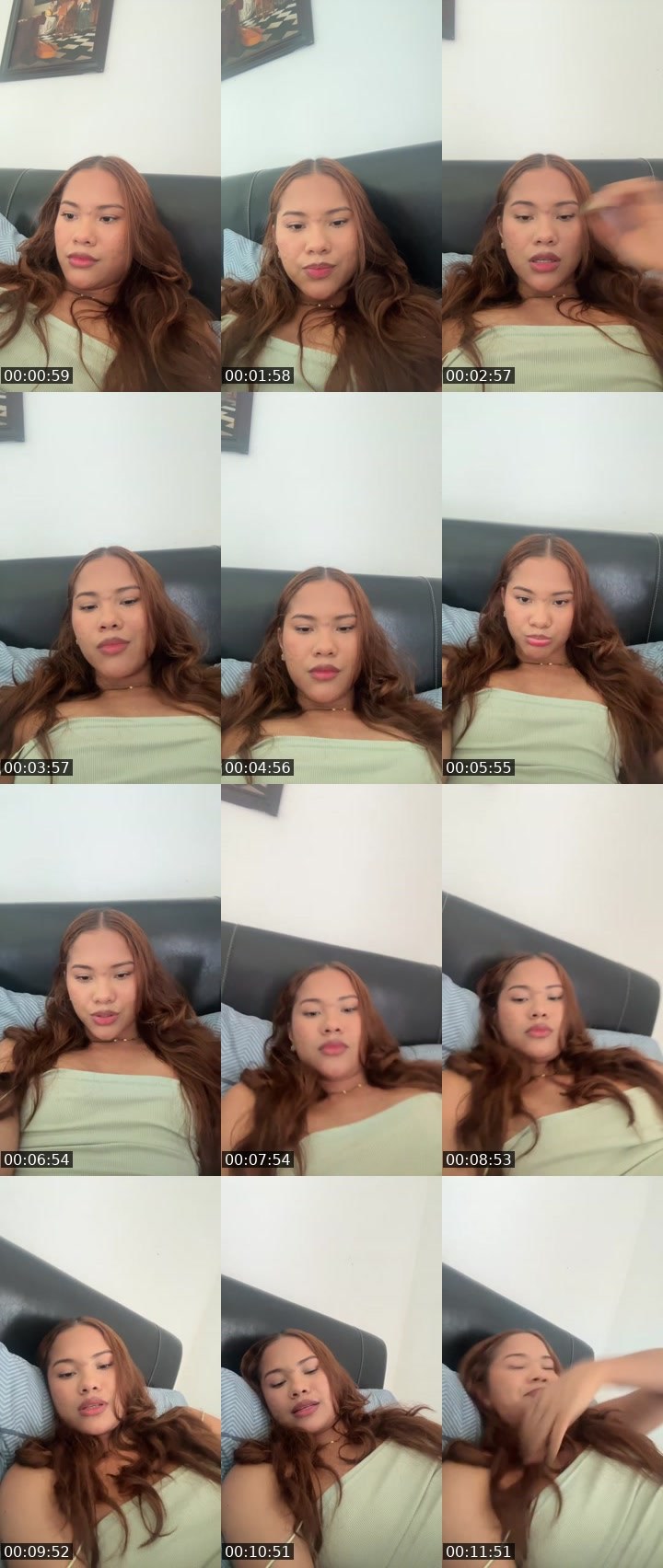 Contact-sheet preview of Ginebra🫧's Liveme recording