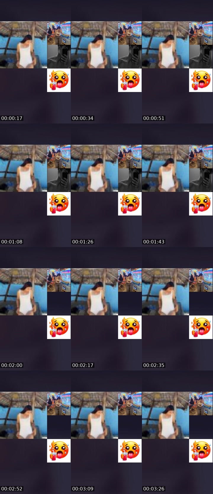 Contact-sheet preview of 💸$ᴵᴬ💎Ann🌷's Liveme recording