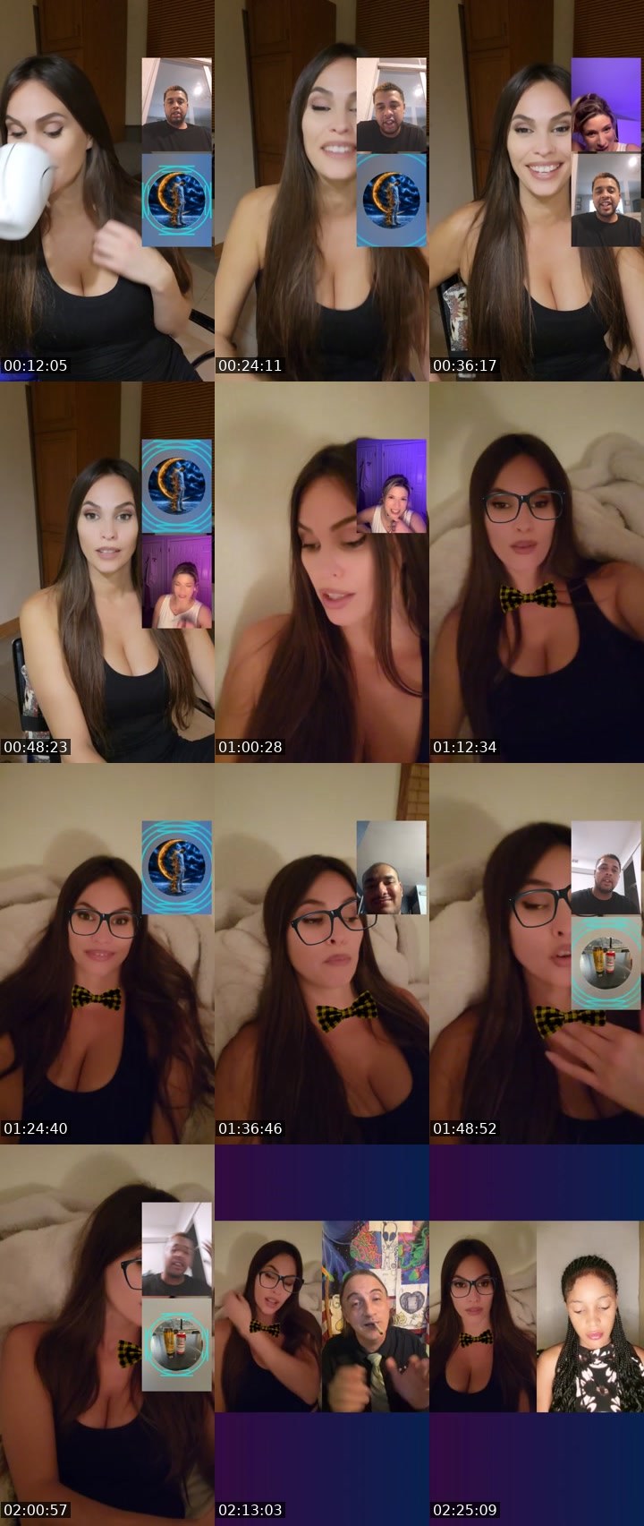 Contact-sheet preview of 🐝Keeper🌼🎁's Liveme recording