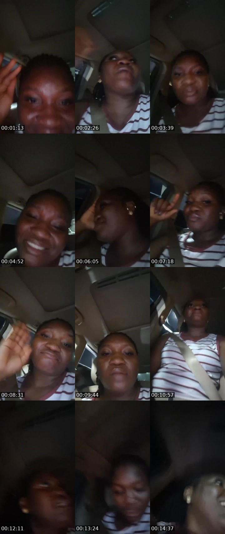 Contact-sheet preview of Nymah's Liveme recording