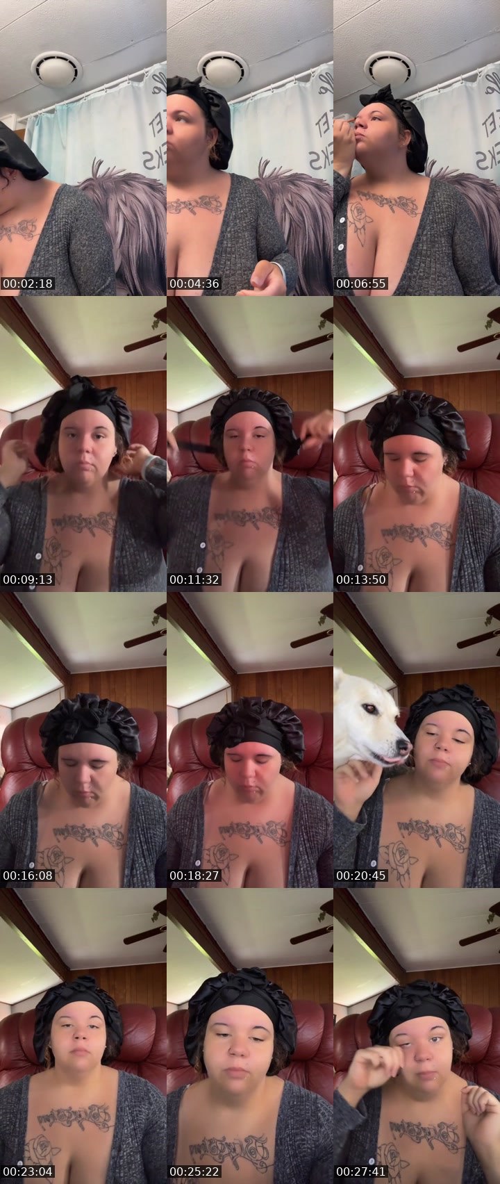 Contact-sheet preview of 🩵🌎SNACKERZZ🤍💚's Liveme recording