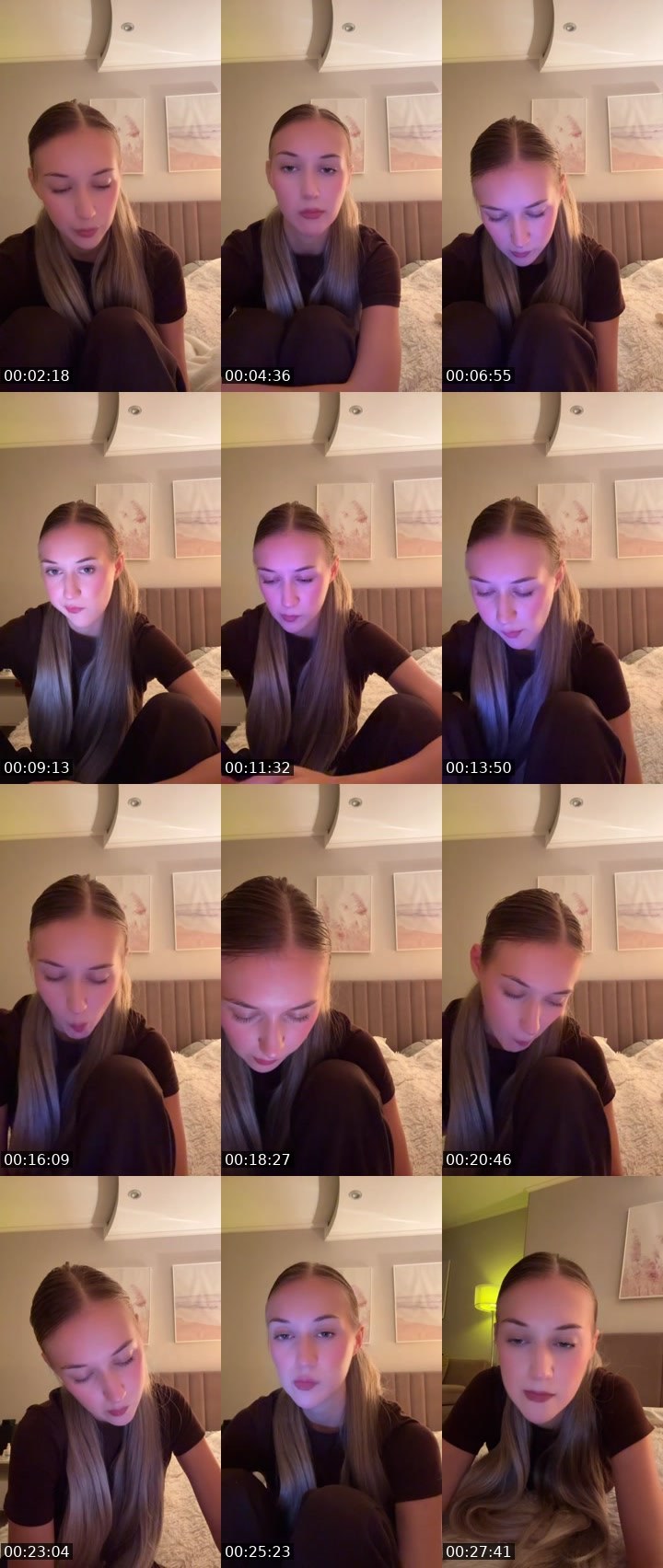 Contact-sheet preview of 11,4k🍬ʟᴀᴅʏʙᴀʀʙɪᴇ🍬's Liveme recording