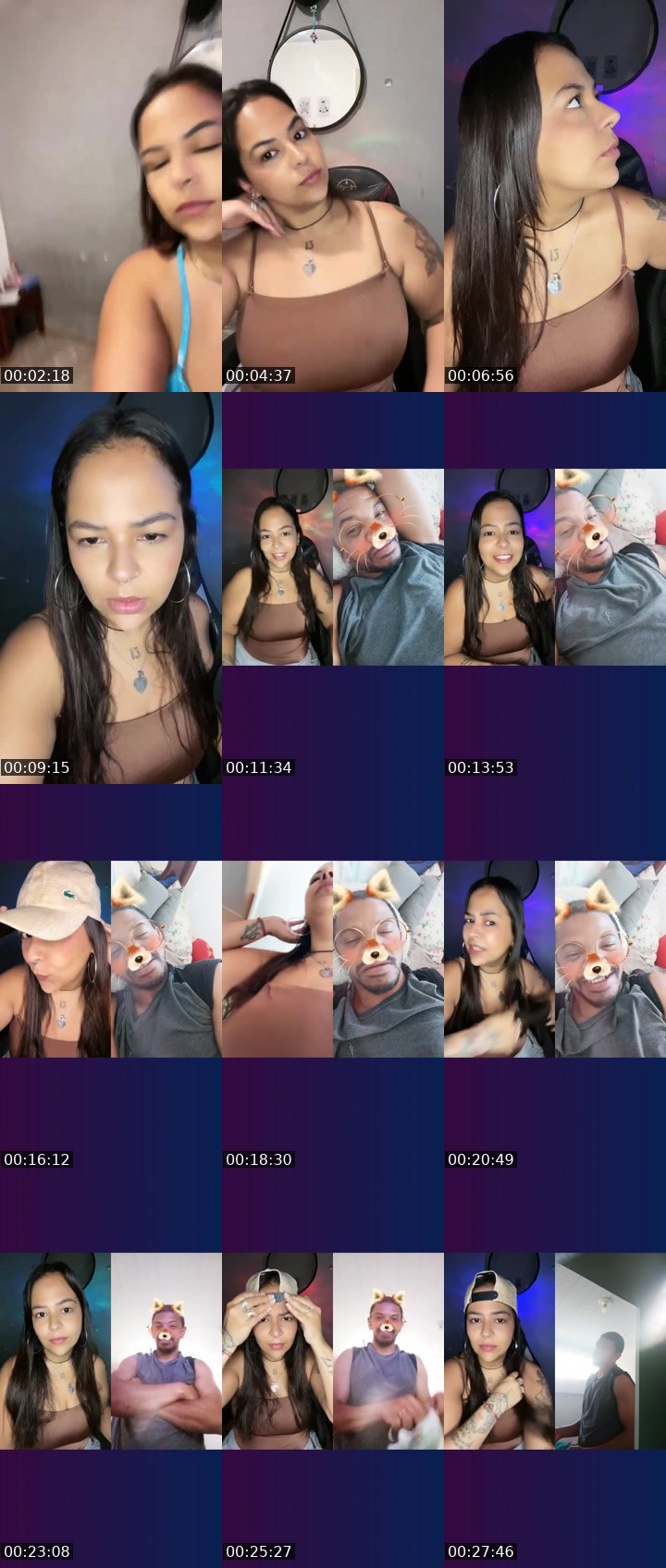 Contact-sheet preview of 🔥⃤ 𝐌aɱaƈιta ♦️'s Liveme recording