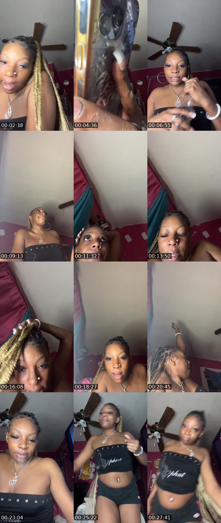 Contact-sheet preview of BrownSugar😍🤎's Liveme recording