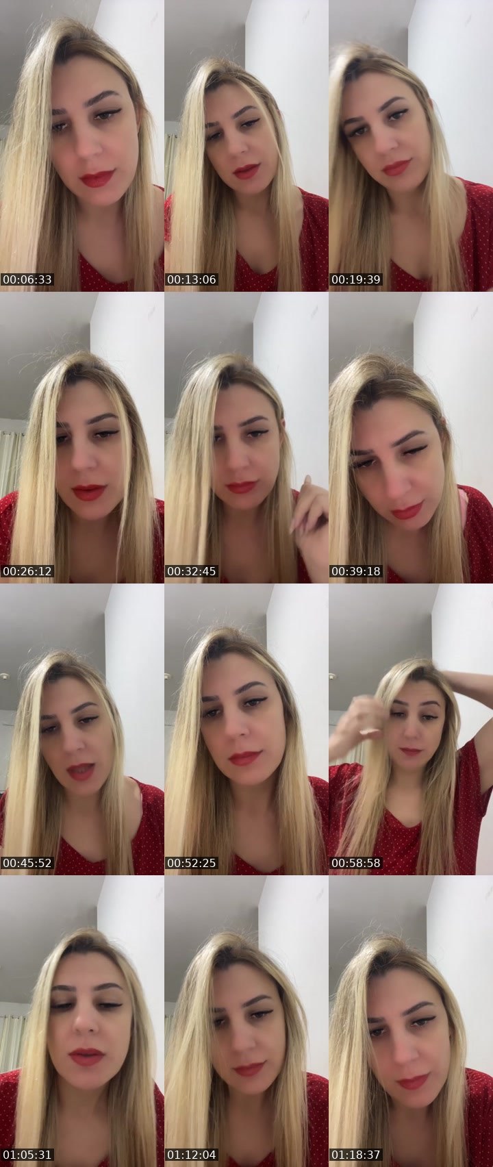 Contact-sheet preview of IZA🔥⃤'s Liveme recording