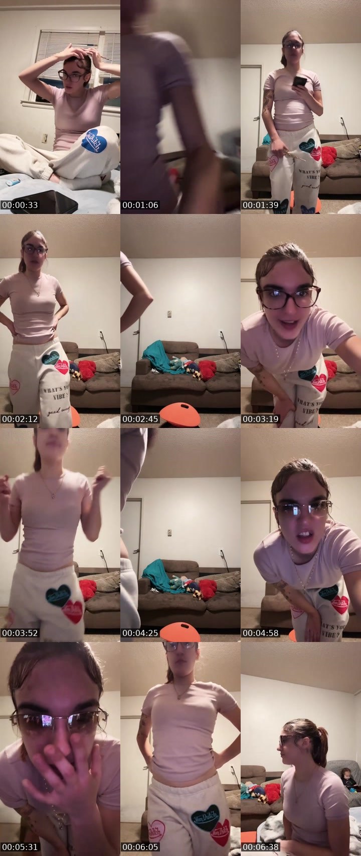Contact-sheet preview of Christinalynnn's Liveme recording