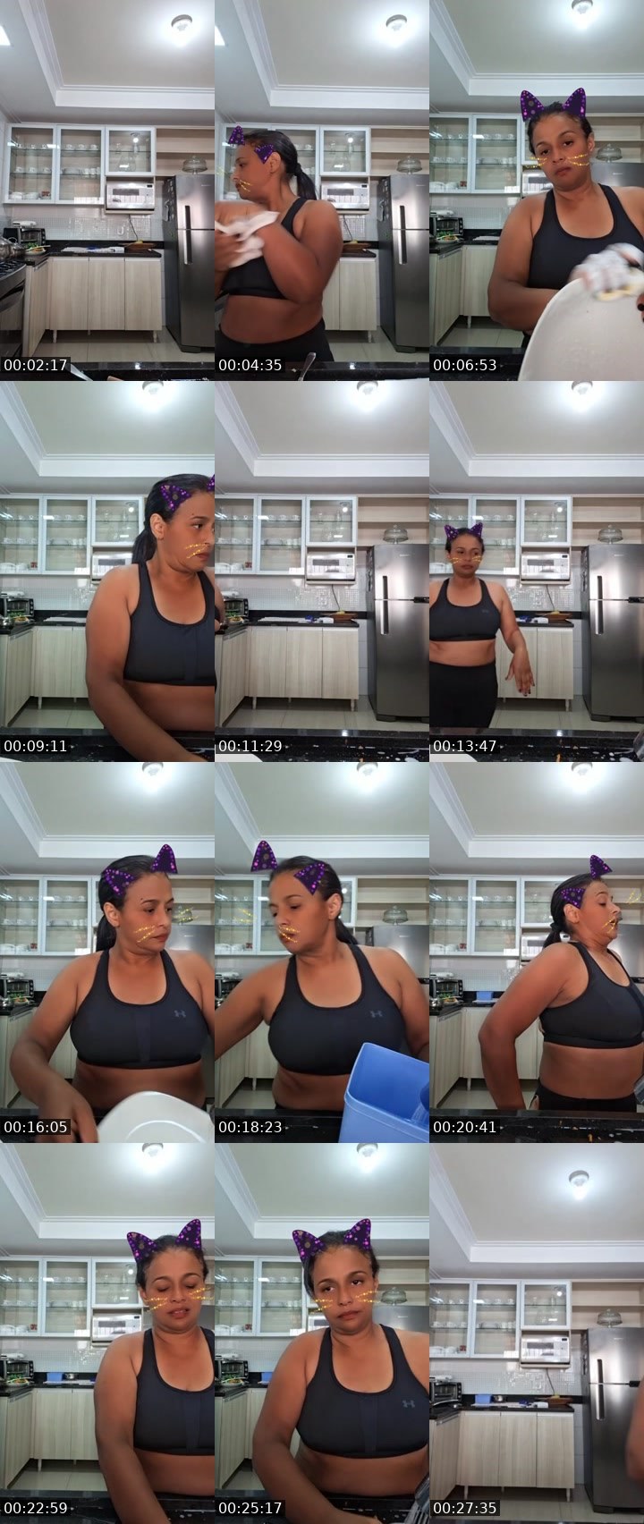 Contact-sheet preview of 17k🍪Valery🍑's Liveme recording