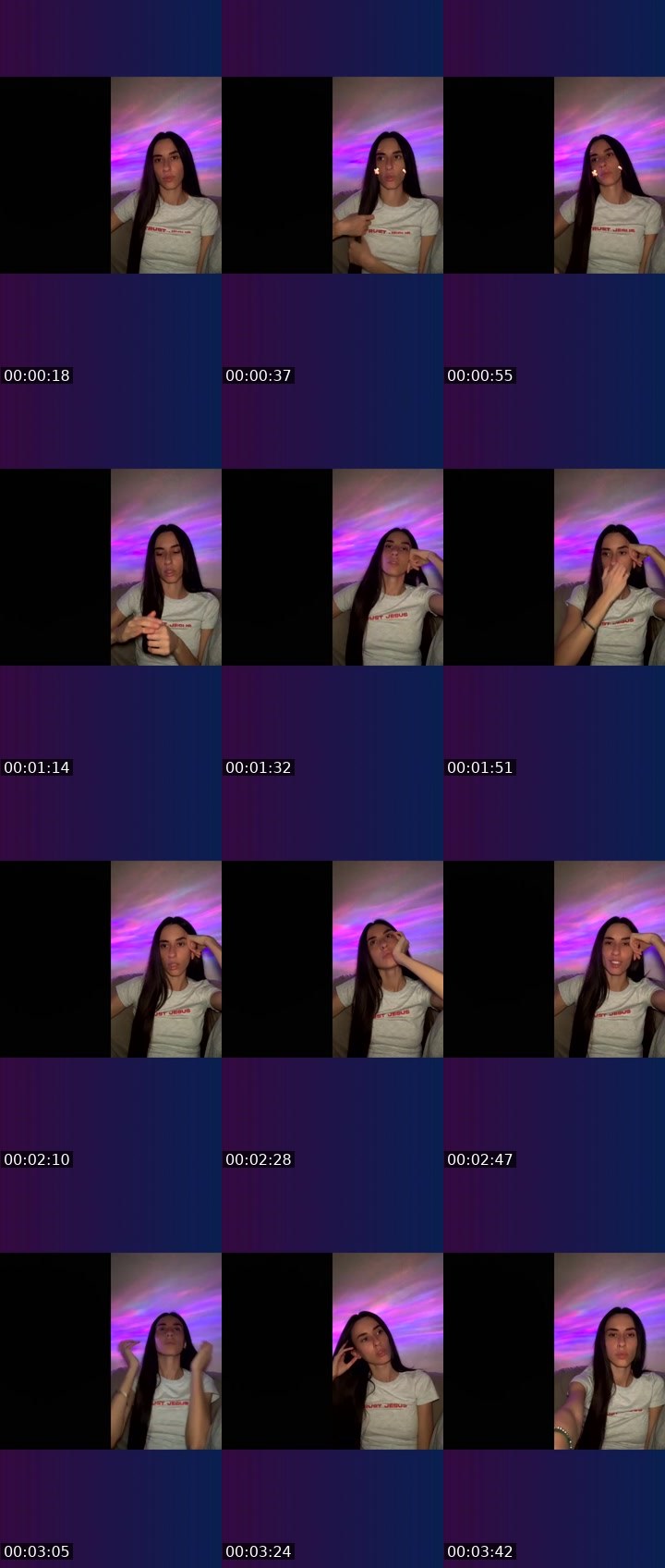 Contact-sheet preview of InsomniA.❤️‍🔥✨'s Liveme recording