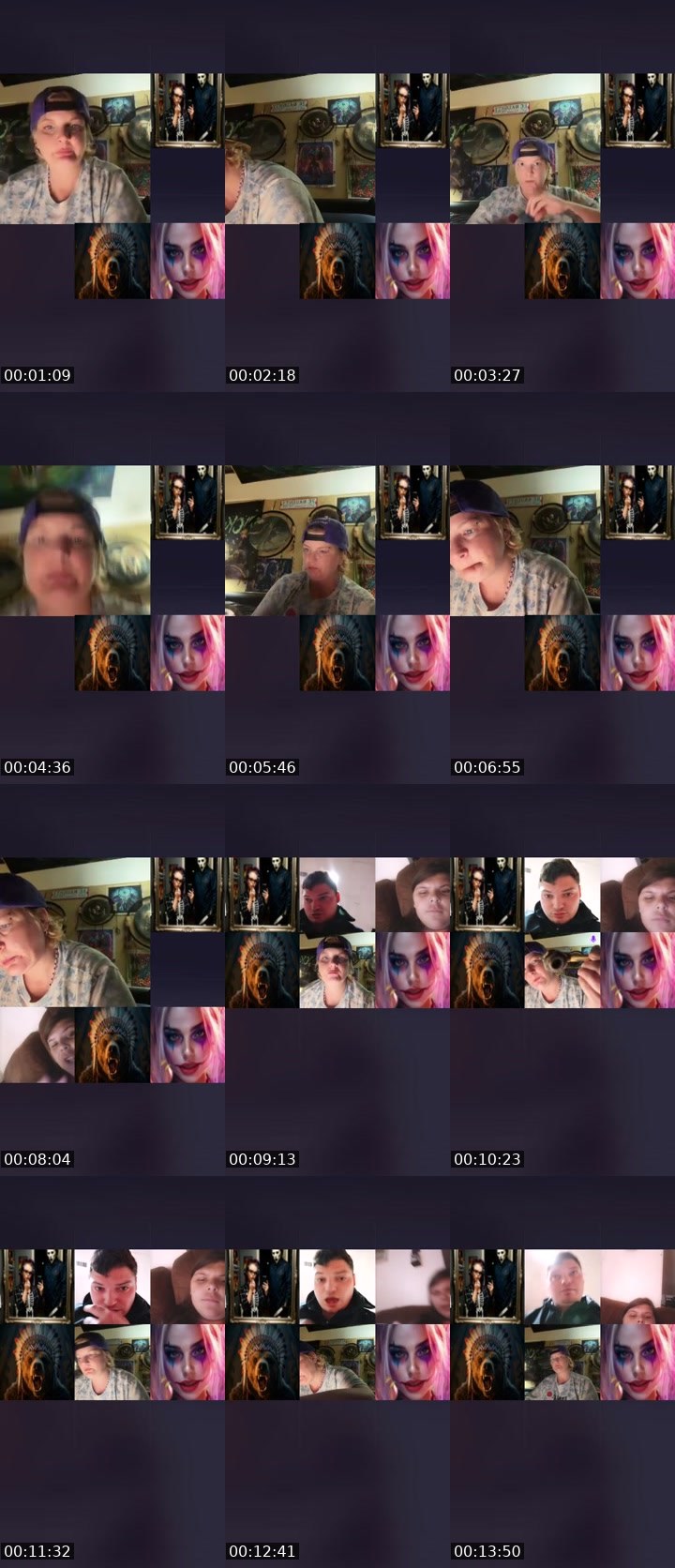 Contact-sheet preview of 🧩⃤ɱ ʝ❌⭕️b̶un̶n̶y̶🐇's Liveme recording