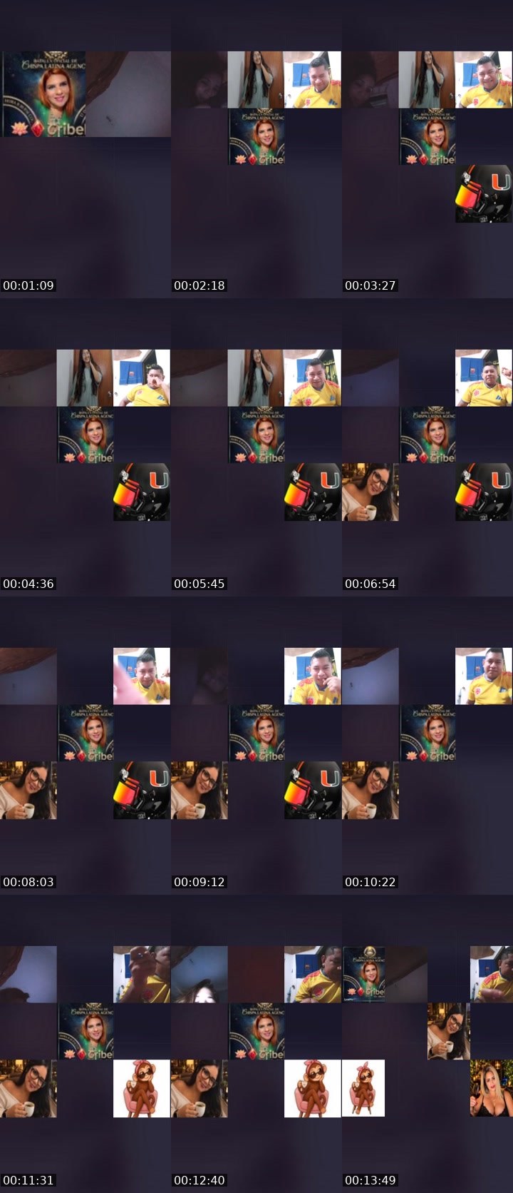 Contact-sheet preview of 🪷♦️Շɼibella's Liveme recording
