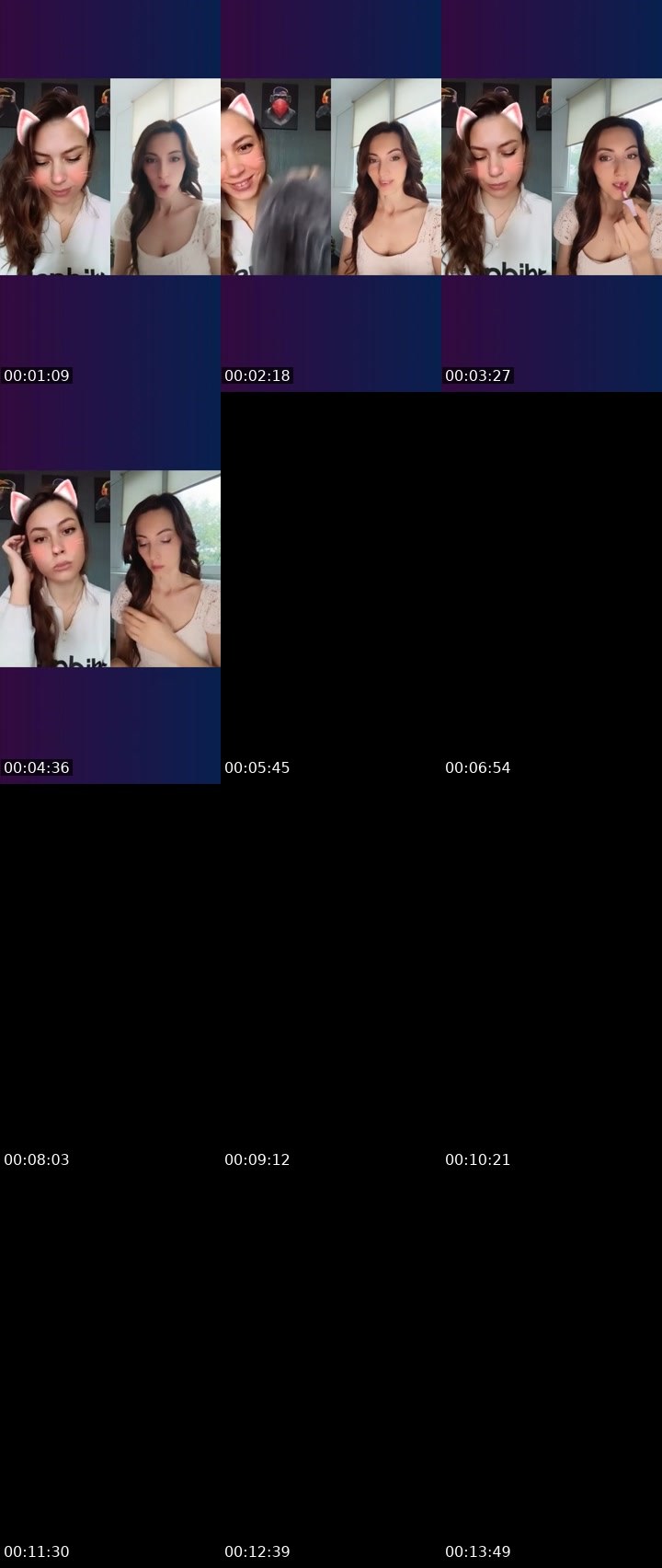 Contact-sheet preview of 🇺🇦ALENA💯's Liveme recording