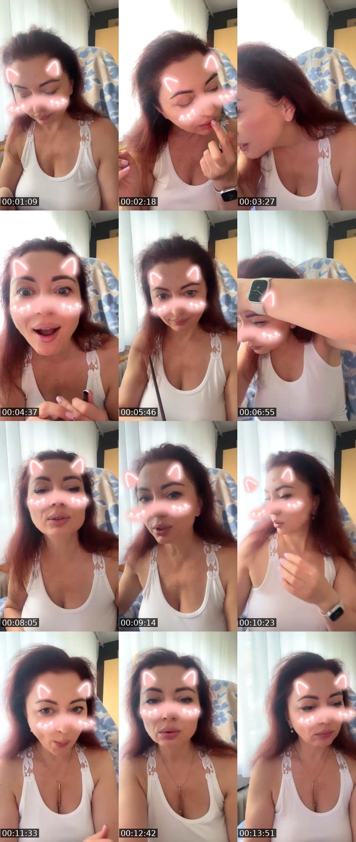 Contact-sheet preview of NICKA🌍FORTUNA🇺🇦's Liveme recording