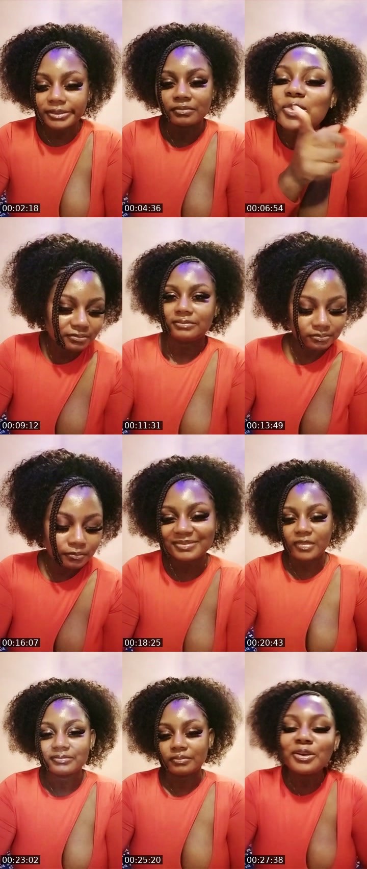 Contact-sheet preview of empress 🔥's Liveme recording