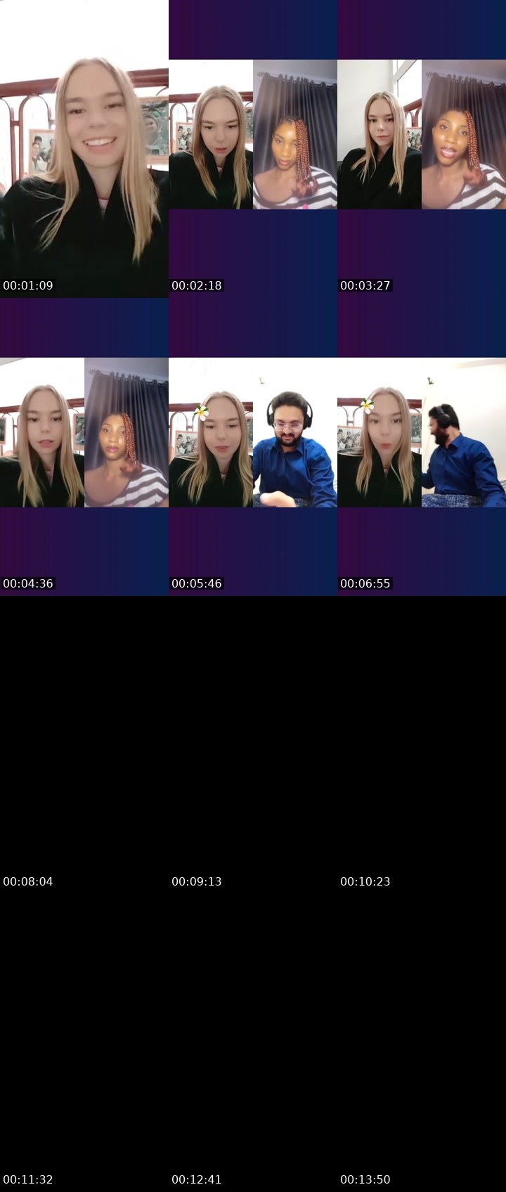 Contact-sheet preview of AVI_40k_goal_💎's Liveme recording