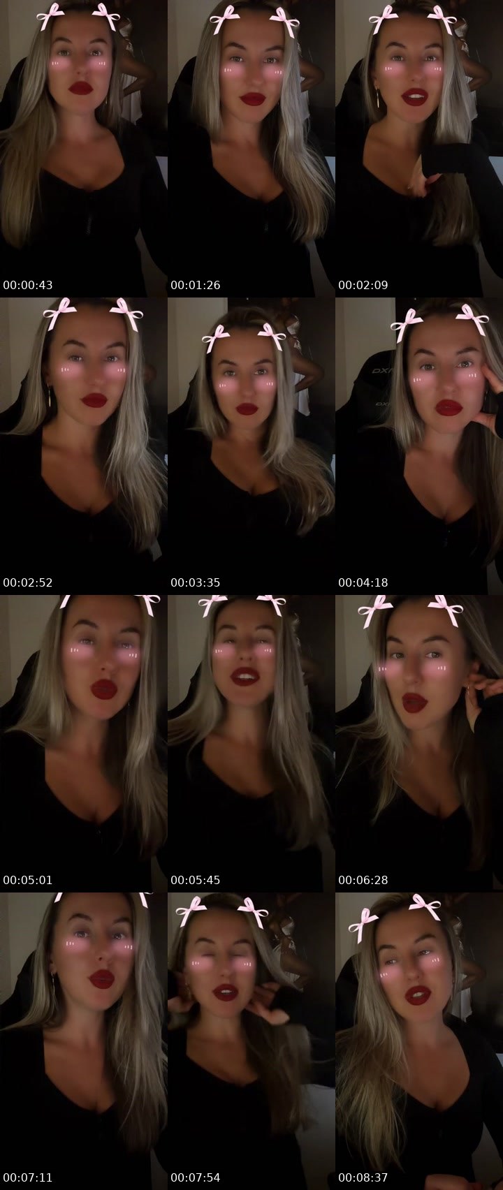 Contact-sheet preview of ☕️𝑽𝑰𝑹𝑮𝑰𝑵𝑰𝑨🍂's Liveme recording