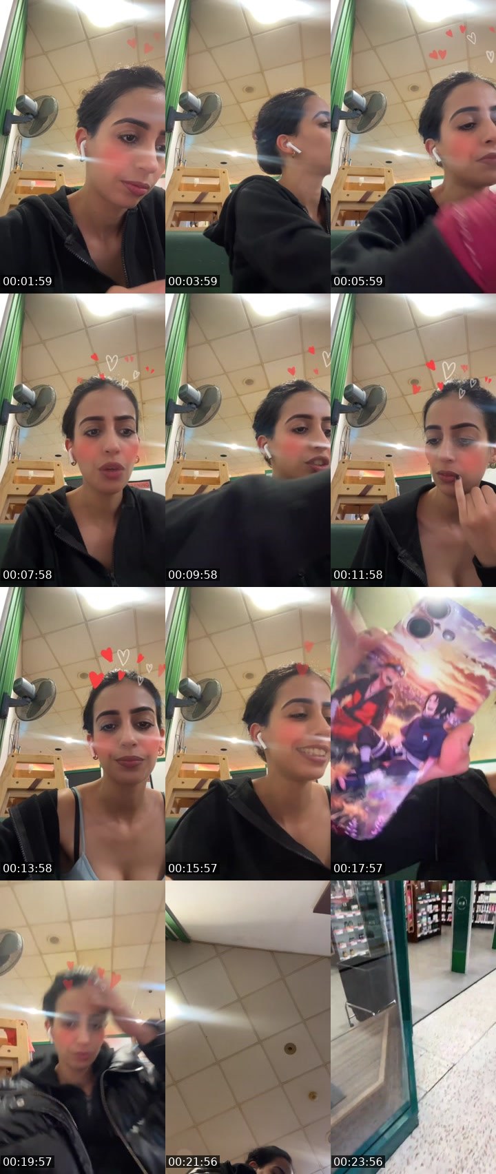 Contact-sheet preview of 𝐌𝐘𝐒𝐓𝐄𝐑𝐘 🐝's Liveme recording