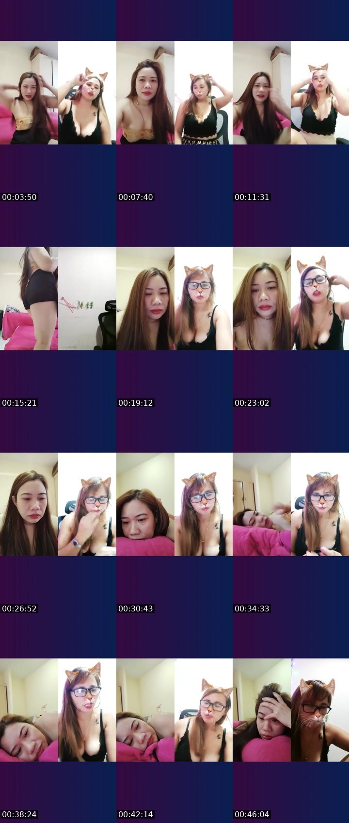 Contact-sheet preview of 🥨Jellyfish🪼's Liveme recording